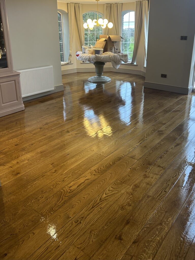 Wood floor sanding and restoration in Dublin by Flawless Finish Woodwork